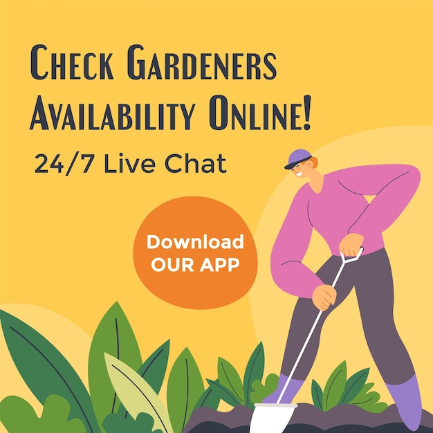 Gartenpflege und Pflege von Pflanzen