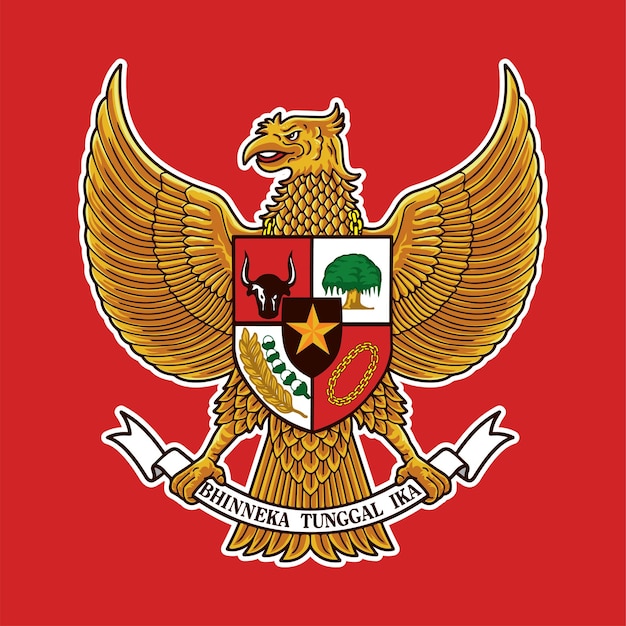 Vektor garuda indonesisches symbol