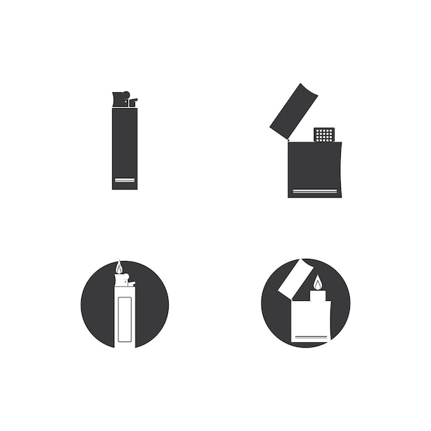 Gasfeuerzeug vektor icon illustration design