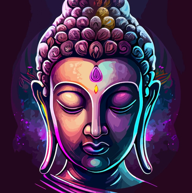 Vektor gautama buddha-vektor-symbol-illustration