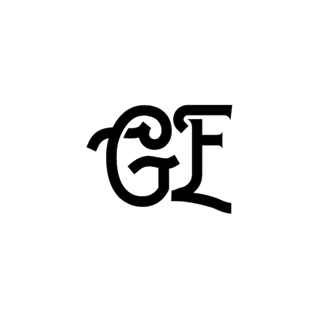 GE-Monogramm-Logo-Design, Buchstabe, Text, Name, Symbol, einfarbig, Logo, Alphabet, Zeichen, einfaches Logo
