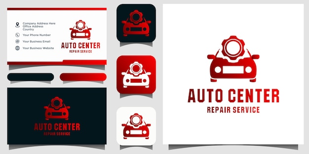 Gear tools und autoreparatur-logo-design