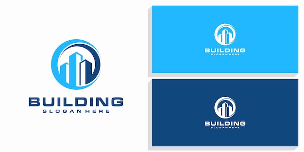 Gebäudedesign-Logo