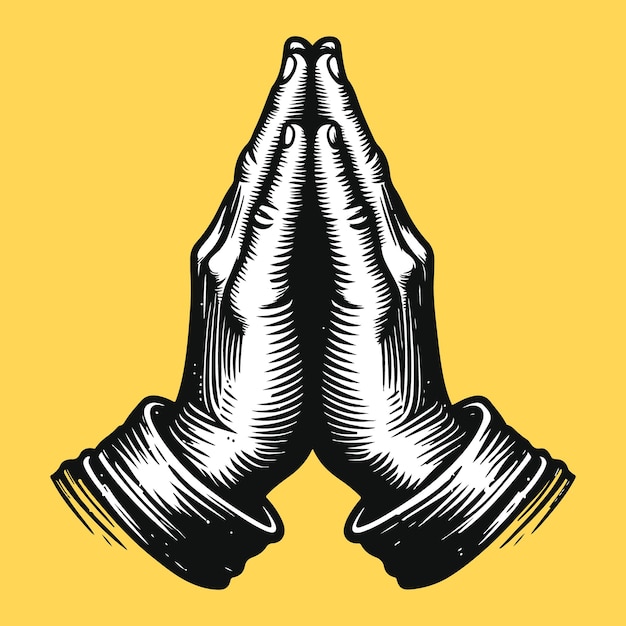 Gebetende Hände beten und heilige Religion und heilige katholische oder christliche