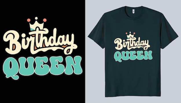 Geburtstagstshirtdesign vektorkunstillustration feierfeier