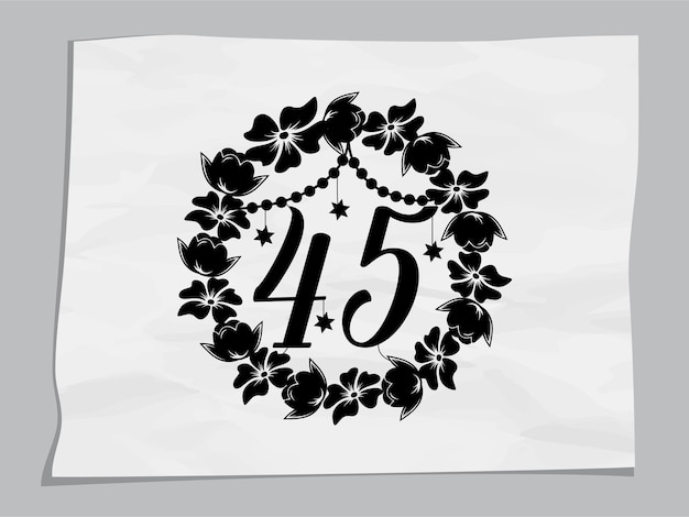 Geburtstagsrahmen-Papierschnitt-Design