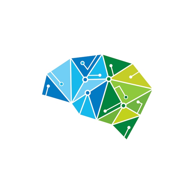 Gehirn logo vorlage