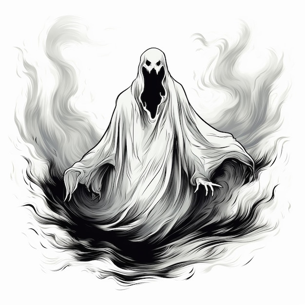 Geister-halloween-dekoration beängstigende halloween-kreaturen monsterhaus halloween