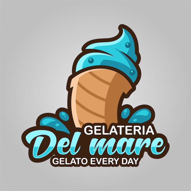 Vektor gelateria logo