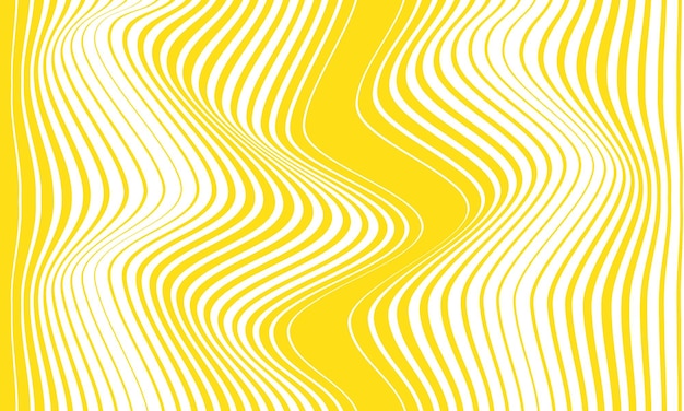 gelbe Linien auf weißem Hintergrund mit einem gelben Muster