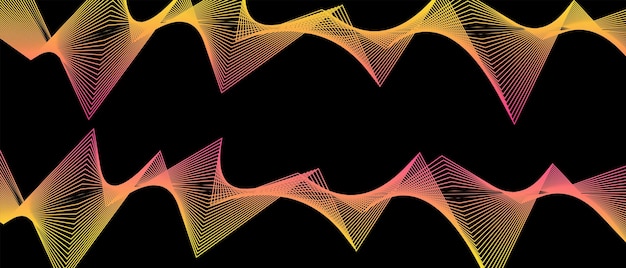 gelbe Linienkunst-Hintergrund