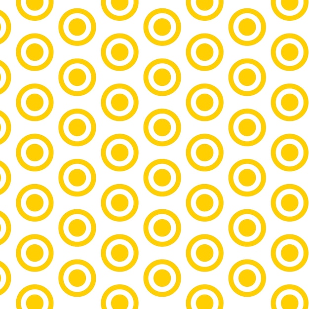 gelbe und weiße Kreise mit gelbem Hintergrund
