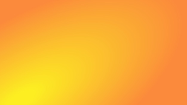 Gelber orangefarbener glatter Gradient mit Spotlight-Abstrakt-Hintergrund für die Präsentation