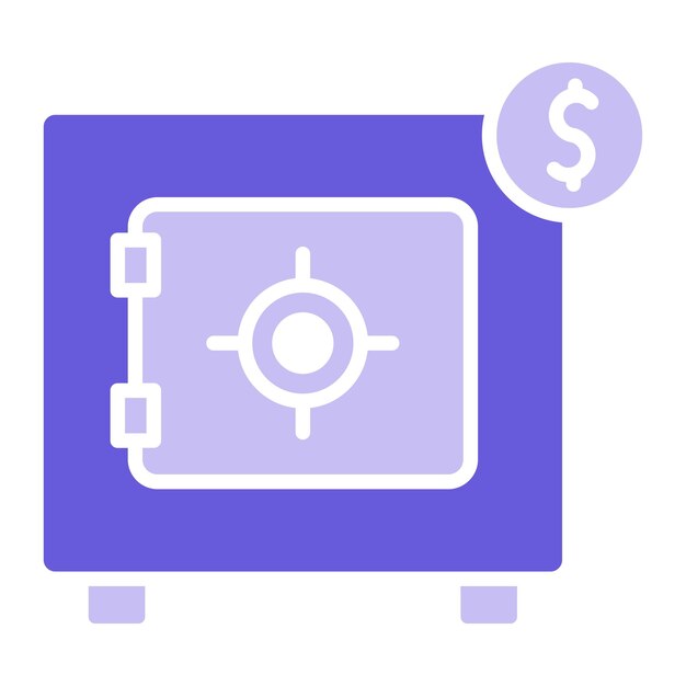 Geld gefüllte Vault-Symbol