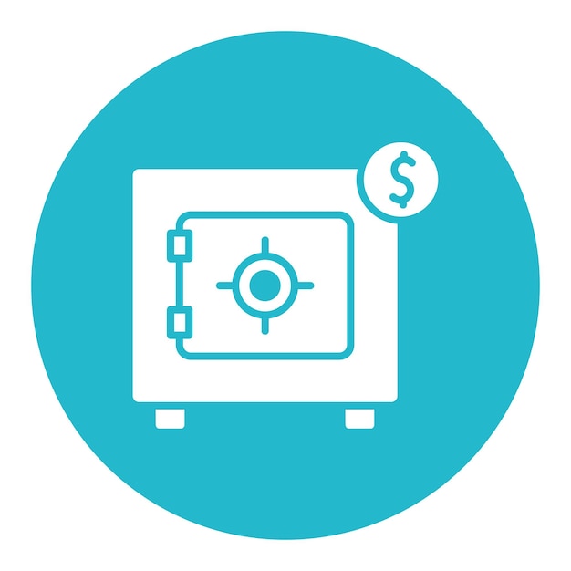Geld gefüllte Vault-Symbol