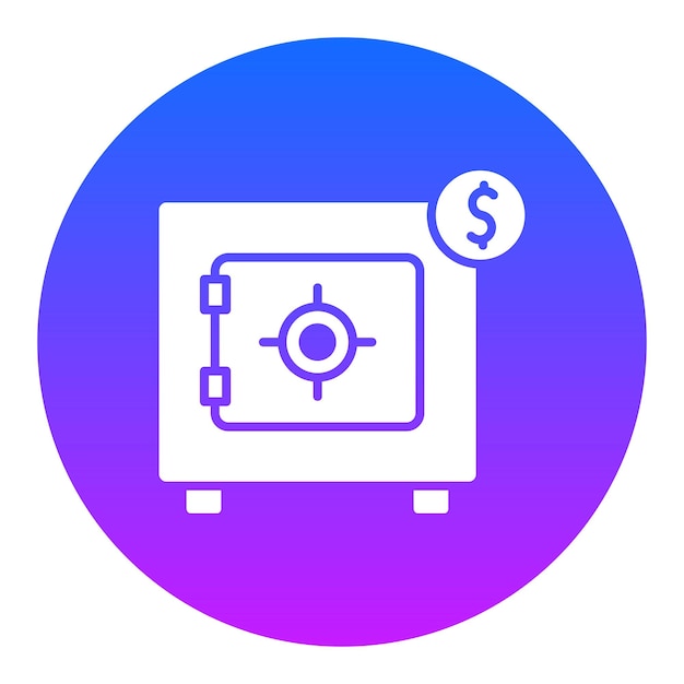 Geld gefüllte Vault-Symbol