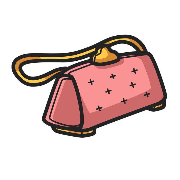 Vektor geldtasche für frauen clipart