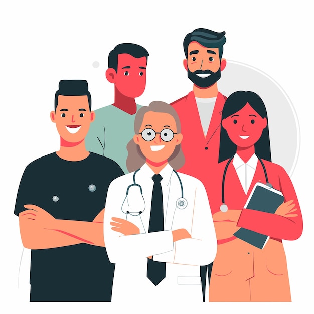 Gemeinsames Gesundheitsteam arbeitet zusammen, um die Ergebnisse der Patienten zu verbessern