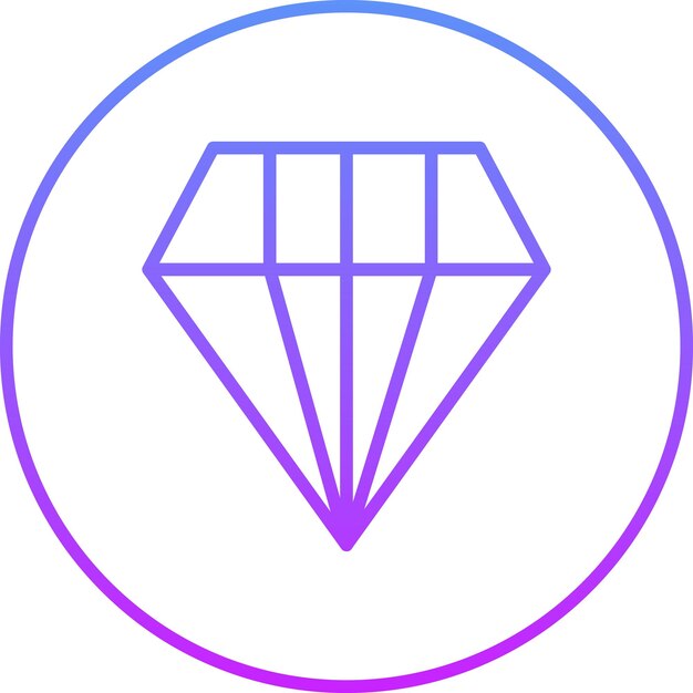 Gemstone-Vektor-Ikonen-Illustration des Ikonensets der Geschichte
