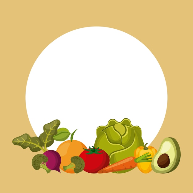 Gemüse essen Symbol