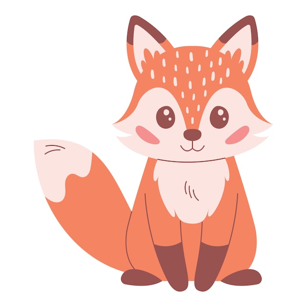 Gemütliches Herbst-Design mit süßem Fuchs-Design für Karten, Papierdrucke, Web-Banners