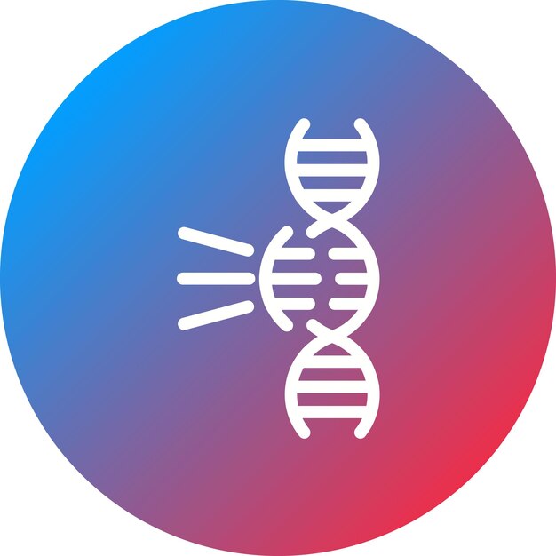 Vektor genetisches ingenieurwesen ikonen vektorbild kann für bioengineering verwendet werden