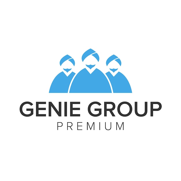 Genie gruppe logo symbol vektor vorlage