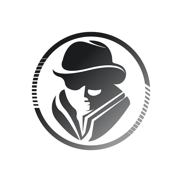 Gentleman icon vektor modeboutique und designsymbol