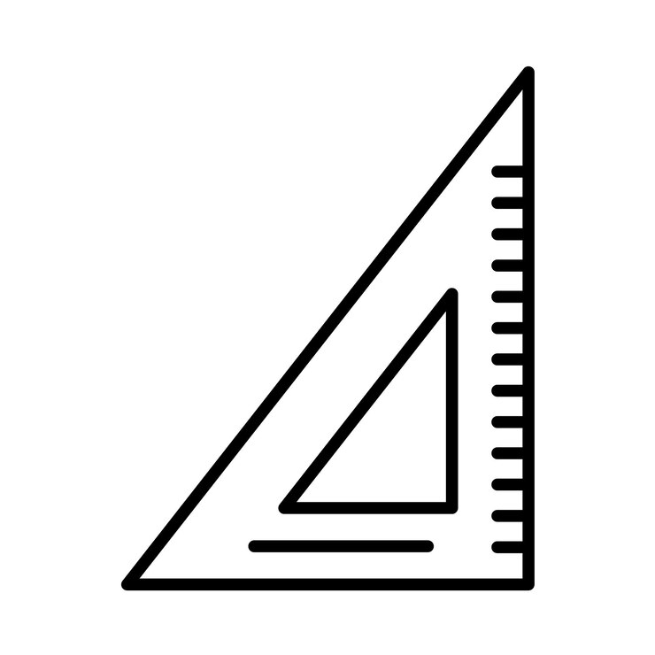 Vektor geometrie dreieck-linien-illustration