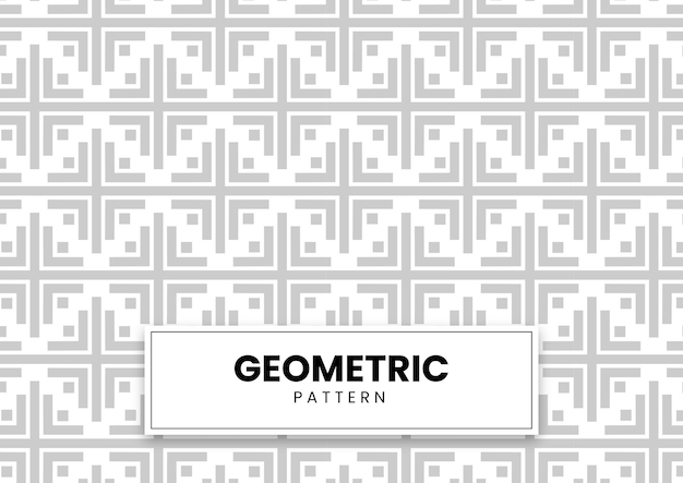 Vektor geometrische einfache moderne mustervektorvorlage