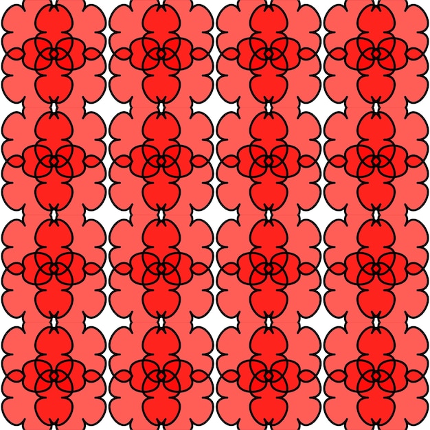 Geometrische florale Linien minimalistischer traditioneller Hintergrund Nahtlose Muster, die Ornamente wiederholen