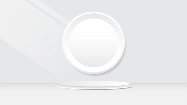 Geometrische Form Kugel weißer Hintergrund Dekorative Technologie Linie Hintergrund horizontale Vorlage für Web-Banner-Werbeprodukte.