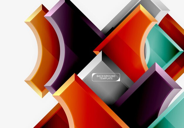 Geometrische Formen abstrakte Hintergrund