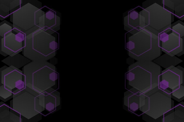 geometrische Formen auf dunklem Hintergrund