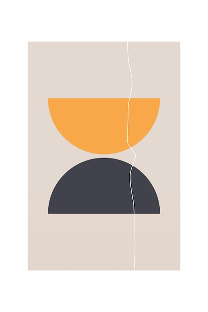 Geometrische Formen Wanddekoration