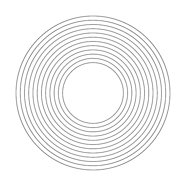 Vektor geometrische fractal-kreise