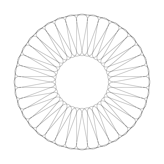 Geometrische fractal-kreise