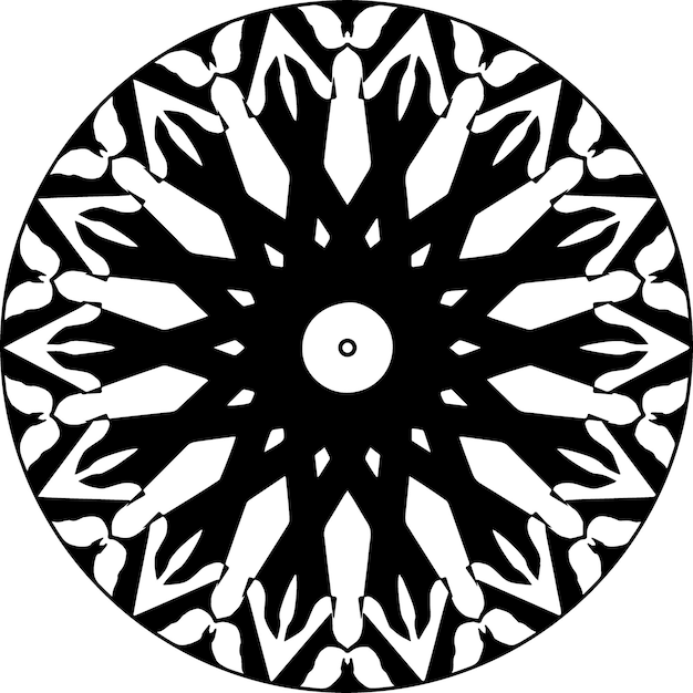 geometrische Mandalas Boho-Ornament Azteken-Mandala