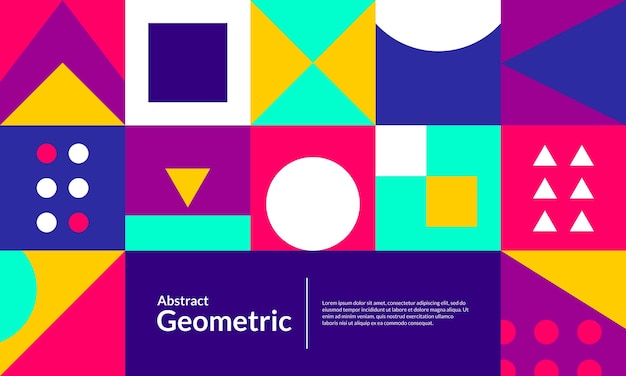 Geometrische muster hintergrund