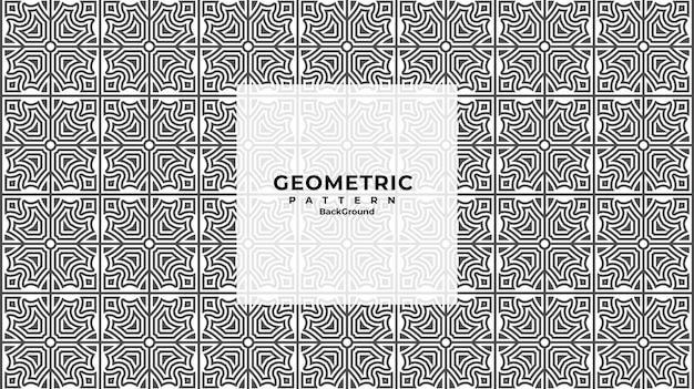 Geometrische nahtlose abstrakte linien muster