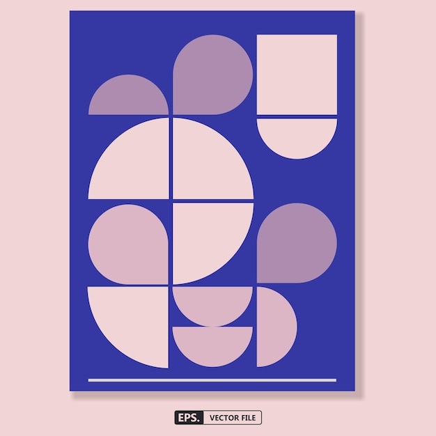 Geometrische Poster-Vektorgrafiken