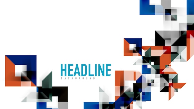 Geometrische Vorlage für Geschäftspräsentationen Digitale Technologie-Layout-Broschüre oder Flyer-Konzept oder geometrischer Web-Banner-Hintergrund