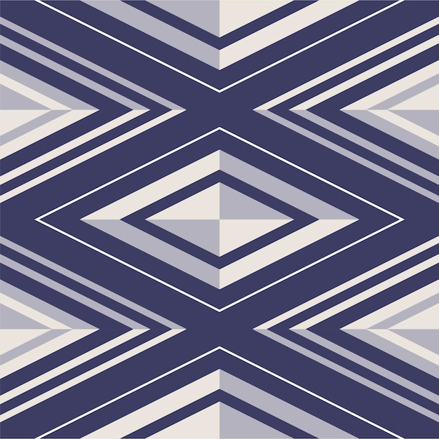 Geometrischer flacher nahtloser Muster-Hintergrund