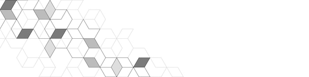 Vektor geometrischer hintergrund mit isometrischen vektorblöcken, polygonformmuster für banner oder website-header