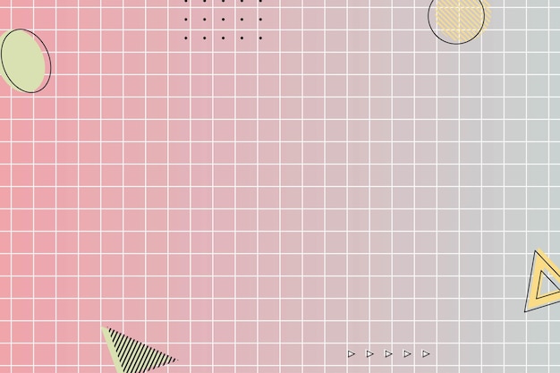 Geometrischer memphis-hintergrund des flachen gitters