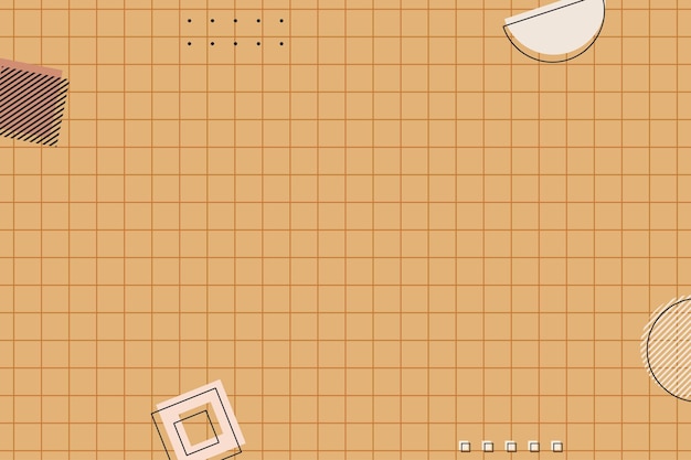 Geometrischer memphis-hintergrund des flachen gitters