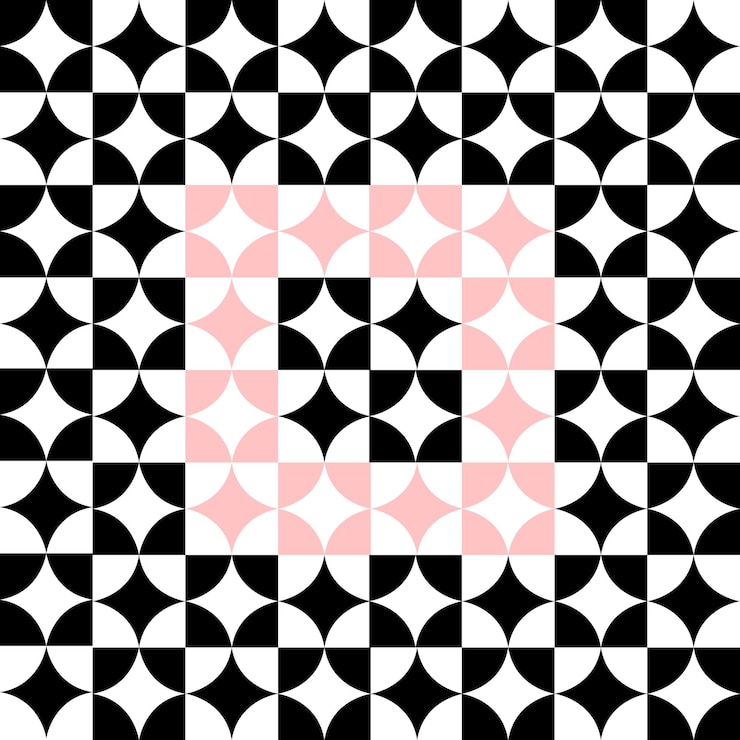 Vektor geometrischer minimaler quadratischer und kreisförmiger grafischer musterhintergrund des gitters