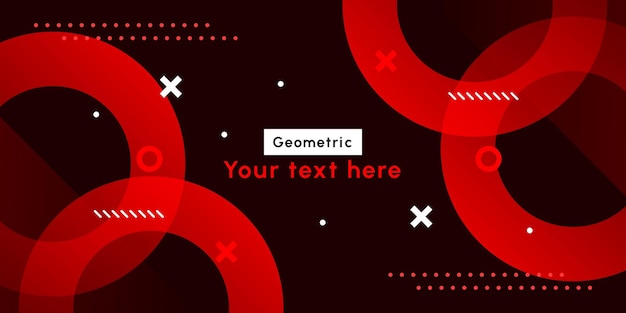 Geometrischer roter Hintergrund