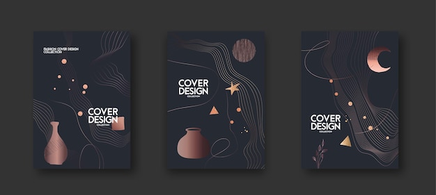 geometrisches abstraktes Coverdesign