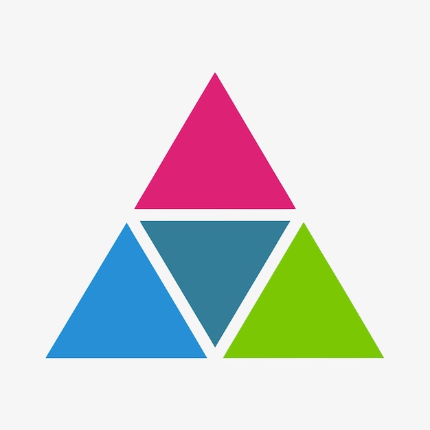 Geometrisches Dreieck-Logo